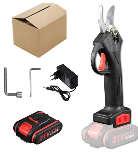 PowerPrune 21V Cordless Electric Pruner – Effortless Tree & Bonsai Branch Cutting Tool