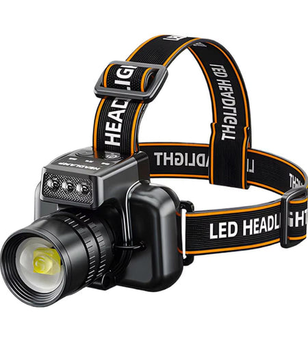 BeamLite™ Rechargeable LED Headlamp – High-Power Forehead Torch for Outdoor Adventures