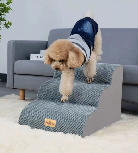 Pet Training Stairs with Removable Cover, 3, 4, 5 Steps, Bed, Sofa, Cats, Ladder, Ramp, XL