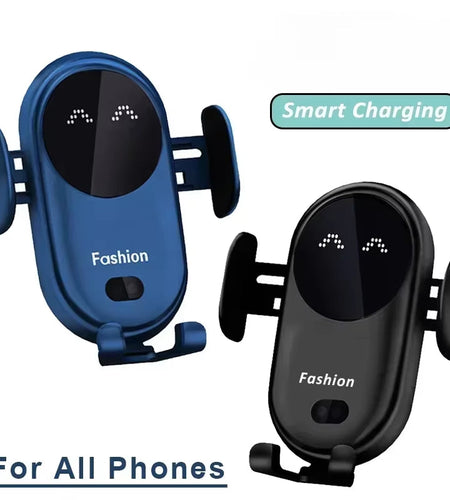 AutoGrip Wireless Car Charger – Infrared Sensor Mount & Fast Charging Stand for iPhone & Samsung